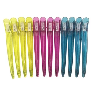 12 Pièces Séries Transparent Sectionnement en Plastique Métal Bec de Canard2135 - Imagen 1 de 6