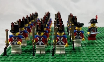 Lego Pirates - Lot of 26 Imperial Soldier Minifigures (Various, w/ Accessories) - Image 1 of 4