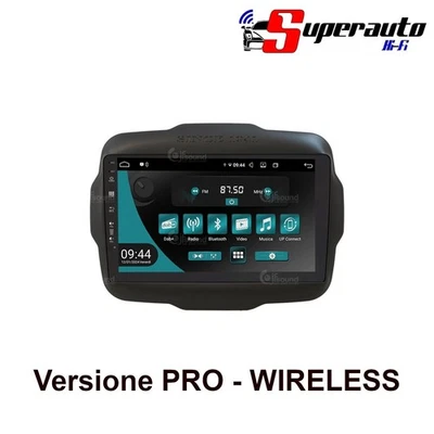 Jfsound JF-039JR-UP PRO autoradio car tablet 9" fit JEEP RENEGADE 2014  Android - Immagine 1 di 4