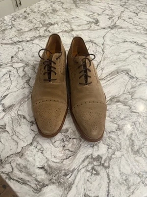 MAGNANNI TAN SUEDE CAP TOES MENS 10 M - Image 1 of 4