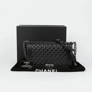 Bolso bandolera de hombro grande Chanel Boy A92193 129920596 - Imagen 1 de 17