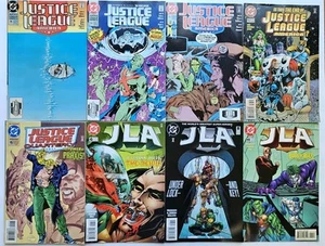 Lot Of 8 JUSTICE LEAGUE AMERICA 35 50 51 113 JLA 6 8 Comic Books 1990-1997 VF-NM - Picture 1 of 5