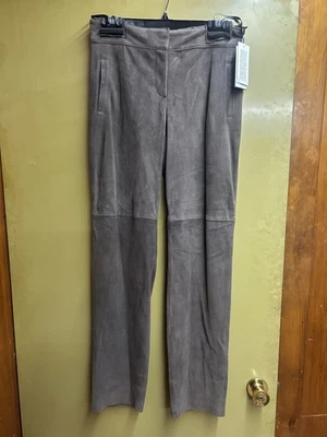 Pantalones Worth New York Maple 100 % cuero genuino talla pequeña Foto 1 de 4