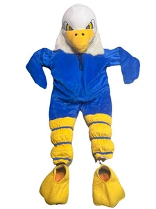 Blue Hawk Mascot Costume Suit Cosplay Party Game Dress Outfit Halloween Adult - Picture 1 of 7