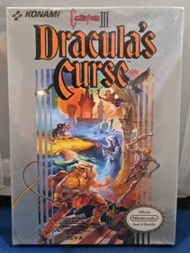 Castlevania III La maledizione di Dracula Nintendo NES. Cucitura ad H. Nuovo e sigillato in fabbrica