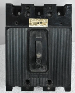 ITE EE3-B030 Circuit Breaker 30A 3-Pole 240VAC 125/250VDC Black - Picture 1 of 8