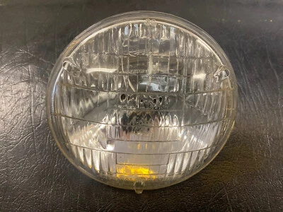 One GE 5 3/4" FORD SCRIPT 2 Prong High Beam Headlight Head Light Tested Working - Image 1 of 4