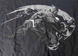 Camiseta negra Black Panther 2XL para mujer Avengers Marvel Wakanda T'Challa - Imagen 1 de 3