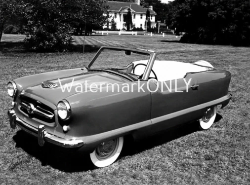 1960s Nash Metropolitan "Classic American Car" PHOTO! #(4BW) - Image 1 of 1