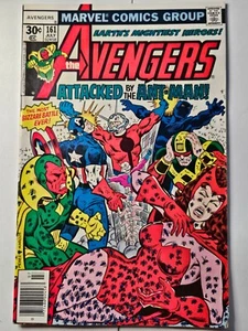 The Avengers #161 Newsstand MARK JEWELERS  VF Key Issue New Wonder Man Costume - Picture 1 of 8