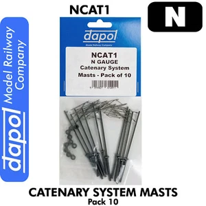 Easi-Fit CATENARY MASTS MK3 Dapol Pack 10 N Calibre NCAT1 Dapol Modelo Ferrocarriles - Imagen 1 de 3
