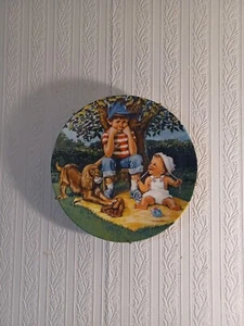 Why Me Plate By Mike Hagel Limited Edition Childrens Hour Series Includes Hanger - Picture 1 of 11