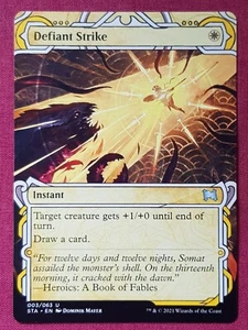 Magic The Gathering STRIXHAVEN ARCHIVO MÍSTICO ATAQUE DESAFIANTE tarjeta blanca Magic The Gathering Magic The Gathering - Imagen 1 de 2