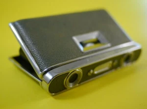 Chrome Binoculars Pal-F Vintage Fold Up Camo Green Metal Folding Opera glasses - Picture 1 of 12