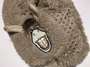 Primark Comfy Fleece Cosy Bed Slipper Socks Shrek Donkey 1 Pair Size: 6-8 UK New - Picture 1 of 4