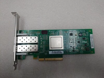HP QLogic QLE2562-HP AJ764-63002 PCIe 8GB Dual Port FC HBA 489191-001 - Image 1 of 3