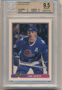 1991 Bowman Joe Sakic (HOF) (#133) (Population of 1) BGS9.5 BGS - Picture 1 of 1