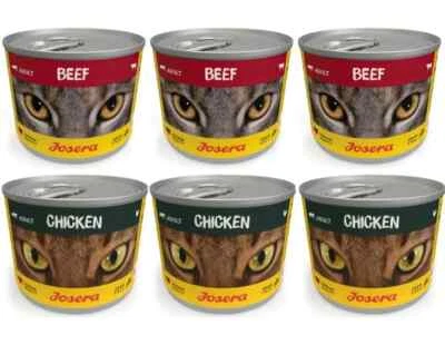 6x200 g JOSERA Nassfutter MIX Rind und Huhn getreidefrei für adulte Katzen - Bild 1 von 3