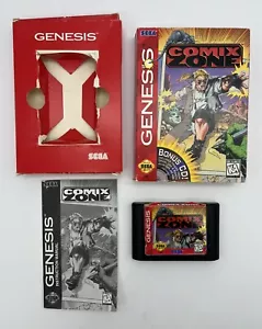 Comix Zone (Sega Genesis, 1995) Authentic Game, Manual & Box Only! No CD - Picture 1 of 13