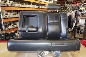 2007-2010 Chevrolet Duramax Silverado 2500 Left Rear Bench Seat Black - Picture 1 of 19