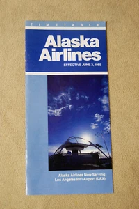 Horario de Alaska Airlines - 3 de junio de 1985 - Imagen 1 de 2