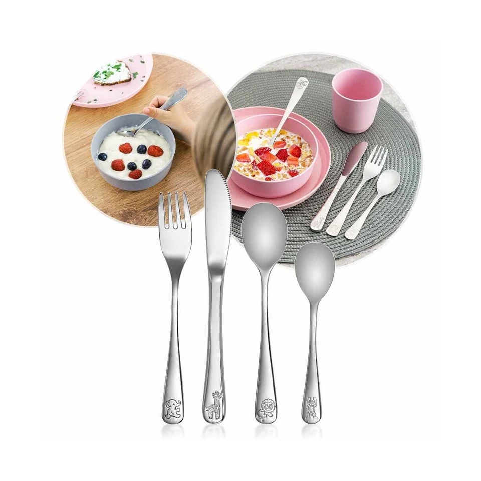 REER 22238 Growing Edelstahl-Besteck, 4 teilig - Bild 1 von 1