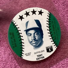 1985 Thom McAn Jox Disc Disk Tough Early Oddball Tony Gwynn San Diego Padres