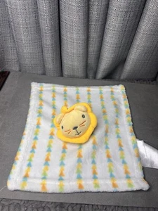 Cribmates Lion Lovey Security Baby Blanket Baby Toy 11 Inch Yellow White - Picture 1 of 7