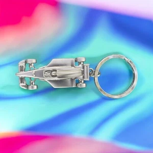 REDUCED—Formula 1 One Racing Keyring Heavy Metal Silver In Gift Box 2010s - Picture 1 of 6
