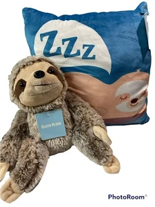 Sloth Plush Stuffed Animal  and Squishy pillow set new Teens Gift - Picture 1 of 1