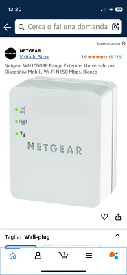 Netgear WN1000RP Ripetitore WiFi Range Extender - Immagine 1 di 4