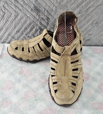 Zapatos Skechers Open Air Active Exterior Beige Tostado Gamuza Cuero Mujer EE. UU. Talla 9 Foto 1 de 4