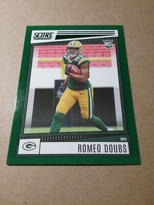 2022 Score - Rookies Green #389 Romeo Doubs (RC)