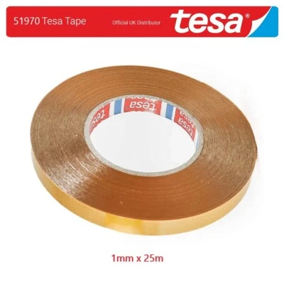 IPARTS4U 51970 Tesa Tape with Added Acrylic - 1mm x 25m - UK Official Tesa Supplier