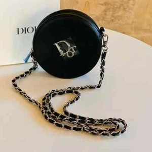 Christian Dior Belleza VIP Regalo Convertido Redondo Cosmético Hacer Estuche Bandolera Nuevo con Etiquetas - Imagen 1 de 11