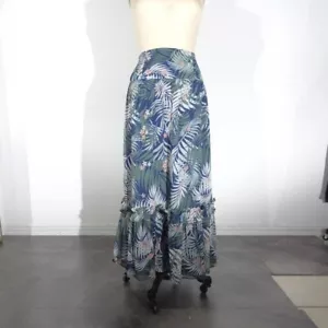 NEW Walter Baker Floral Maxi Skirt Green 10 Tropical Beach resortwear - Picture 1 of 8