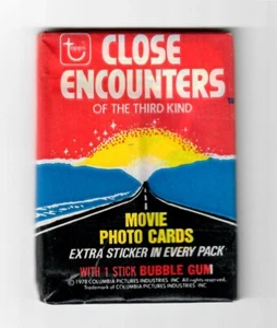 TOPPS 1978 “Close Encounters Of The Third Kind” Sealed Wax Pack - Picture 1 of 2