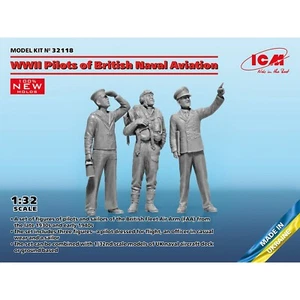Pilots of British Naval Aviation WWII Scale 1:32 ICM 32118 Plastic Model Figure - Picture 1 of 8