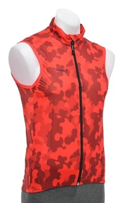 Chaleco de Ciclismo Panache Pro Wind TALLAS XS-LRG Hueso -O- Rojo Camuflaje Bicicleta de Carretera Grava Foto 1 de 2