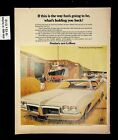 1969 Pontiac New Lemans Gm Car Vintage Print Ad 016660