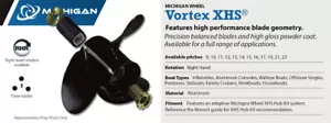 Michigan Wheel Propeller Vortex NEW XHS 15x 17 RH 3 Blade Free Shipping - Picture 1 of 1