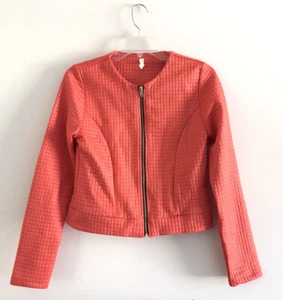 Tyche Steppjacke mit Reißverschluss Damen Größe L orange Langarm leichter Rundhalsausschnitt - Bild 1 von 12