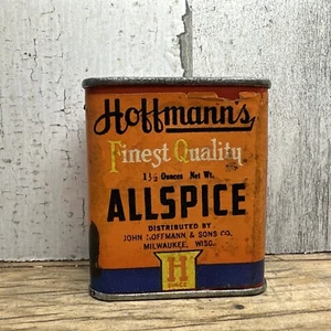 Vintage Hoffmans Spice Tin - Allspice - Milwaukee Wisconsin Advertising - Picture 1 of 8