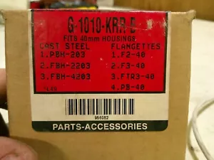G1010KRRB CUSCINETTO INSERTO RELUBE ID 5/8" - ANELLO INTERNO LARGO A21 - Foto 1 di 2