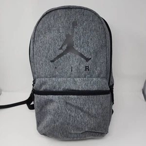 Air Jordan backpack School Travel Vacation Black Grey CU3144-091 - Picture 1 of 4
