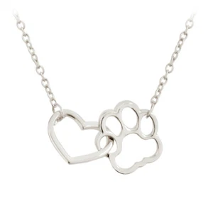 Love Heart Simple Fashion Necklace Women Girls Jewellery Gift - Picture 1 of 4