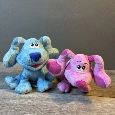 Blues Clues & And You 7" Peluche Azul y Magenta 2020 Nickelodeon Viacom Paquete Foto 1 de 4