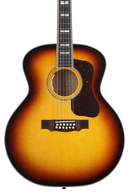 Guitarra Eléctrica Acústica Jumbo Guild F-512E Arce - Antigua Sunburst Foto 1 de 4
