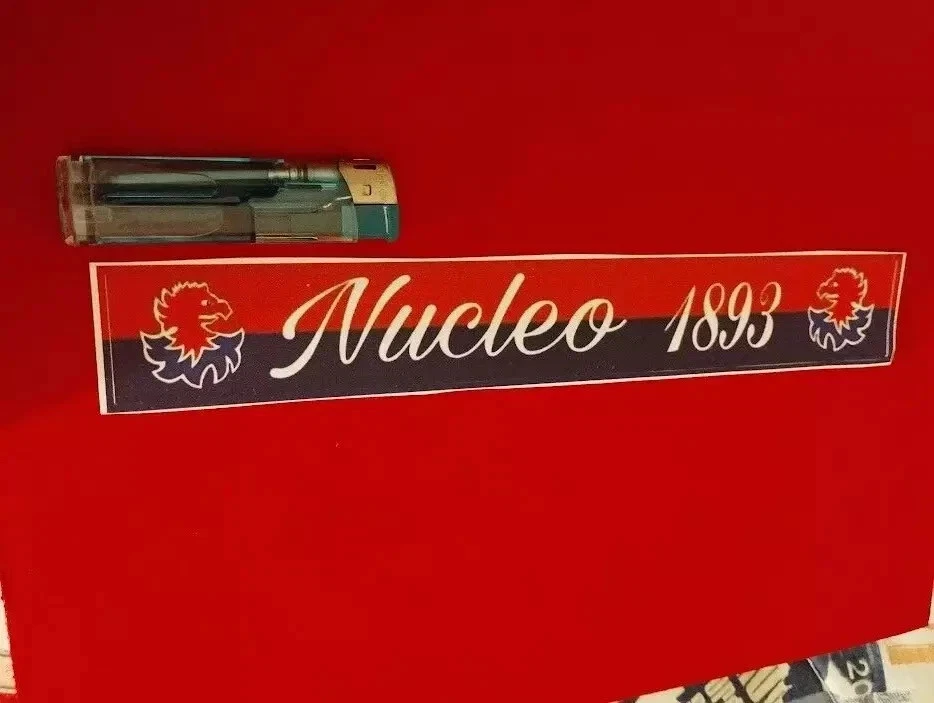 ADESIVO STICKERS ULTRAS GENOA NUCLEO STRISCIA - Immagine 1 di 1