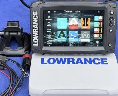 Lowrance Elite-7 Ti2 GPS Chartplotter Sonar Fish Finder Display W/ Navionics+ - Image 1 of 4